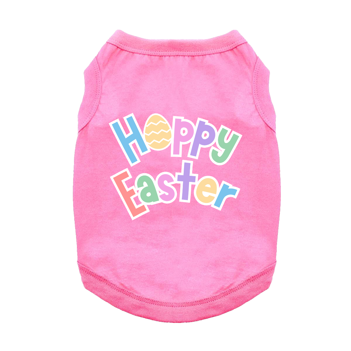 Hoppy-Easter-Carnation-Pink-Dog-Shirt