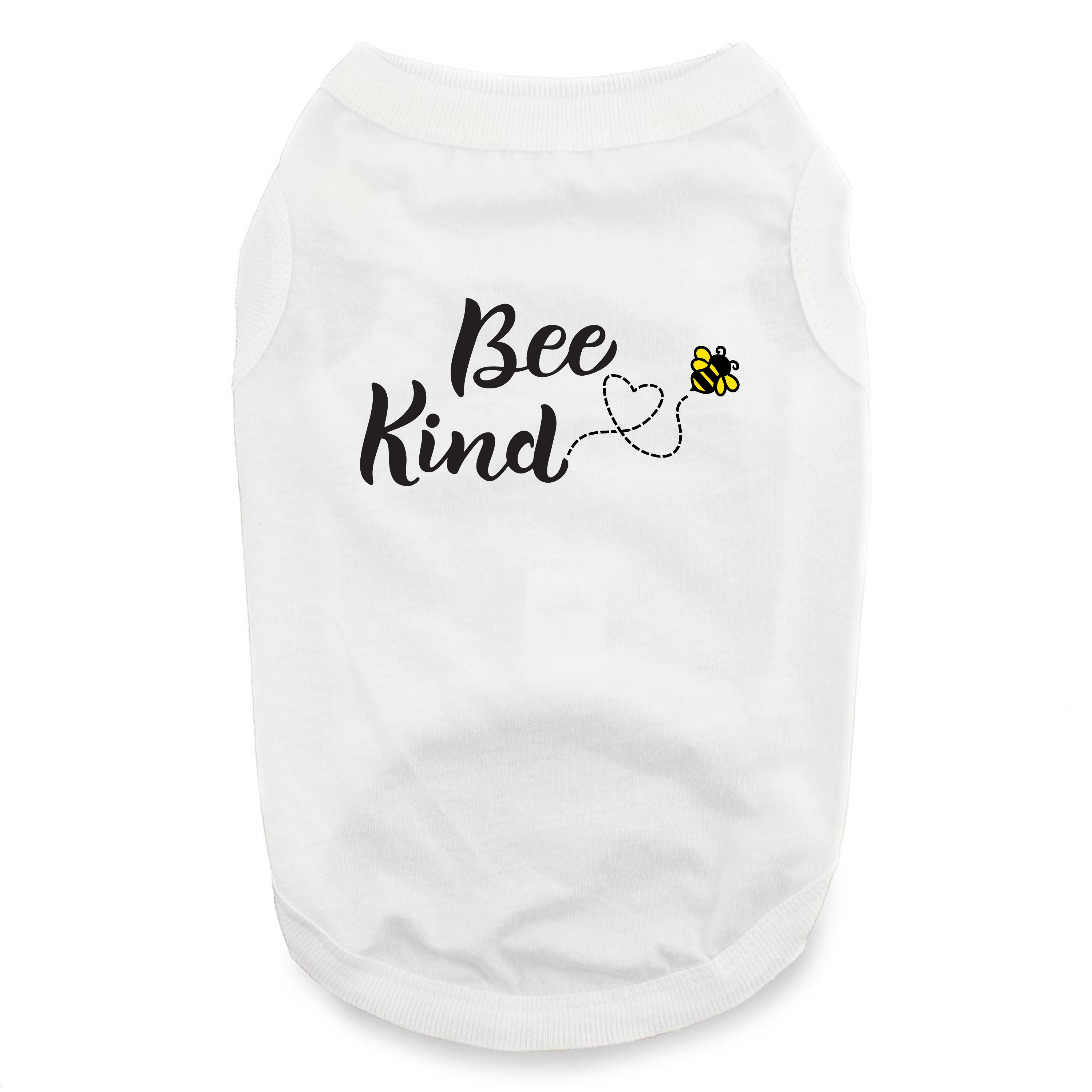 Bee_Kind_White_Dog_Shirt