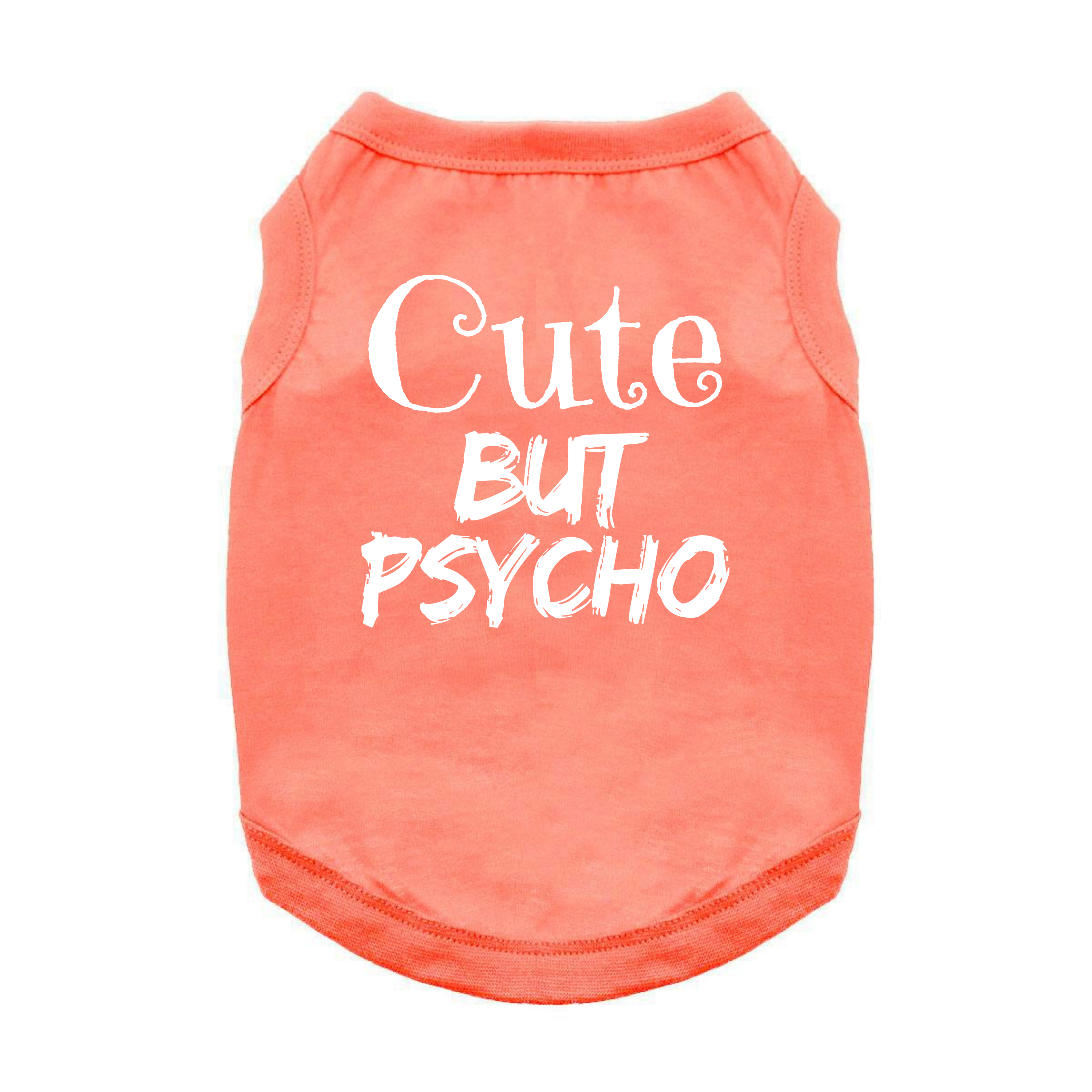 Cute_But_Psycho_Coral_Dog_Shirt