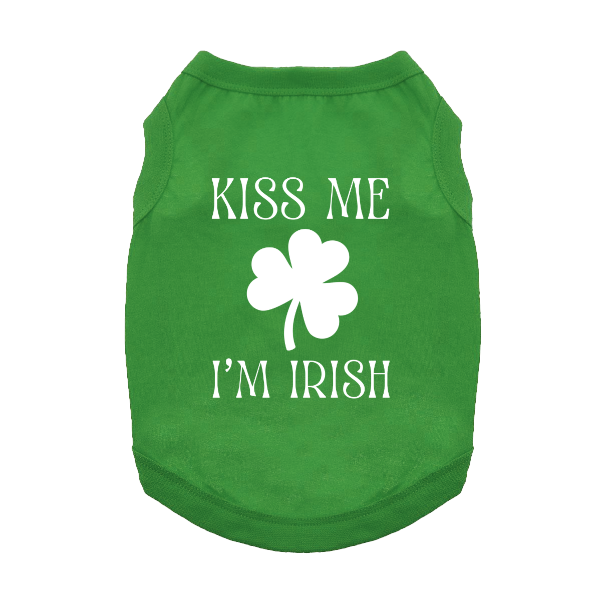 Kiss Me Im Irish Emerald Dog Shirt