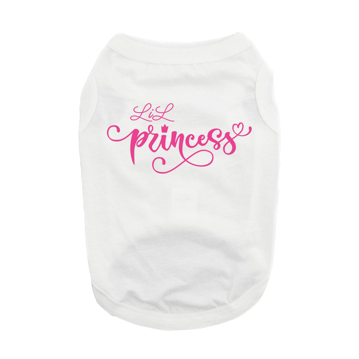 Lil_Princess_White_Dog_Shirt