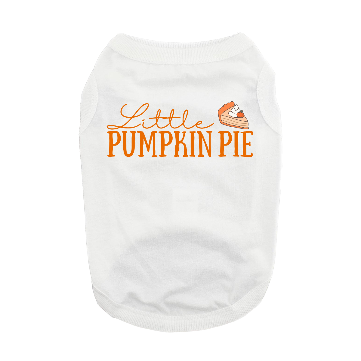 Little_Pumpkin_Pie_White_Dog_Shirt