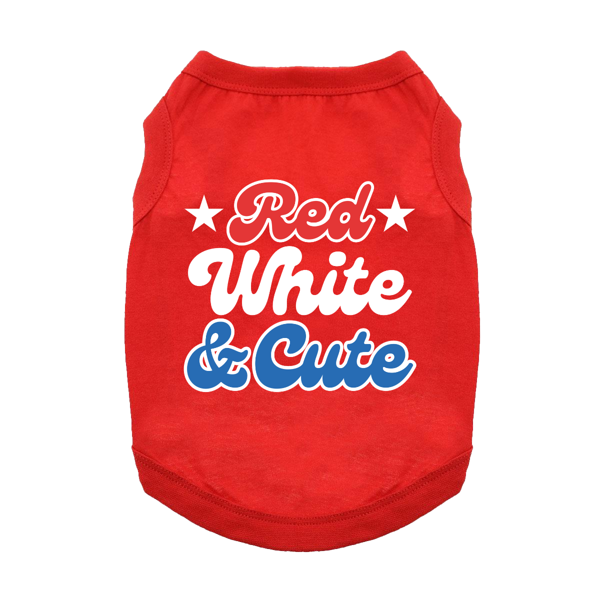 Red White and Cute Flame Scarlett Red Shirt