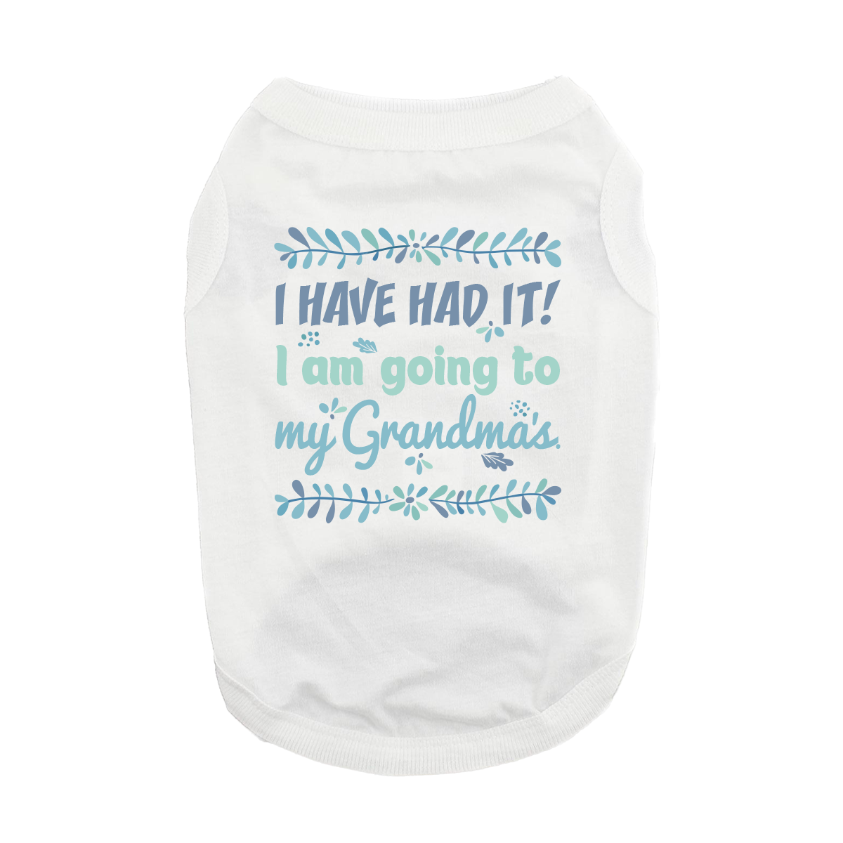 going-to-grandmas-white-dog-shirt