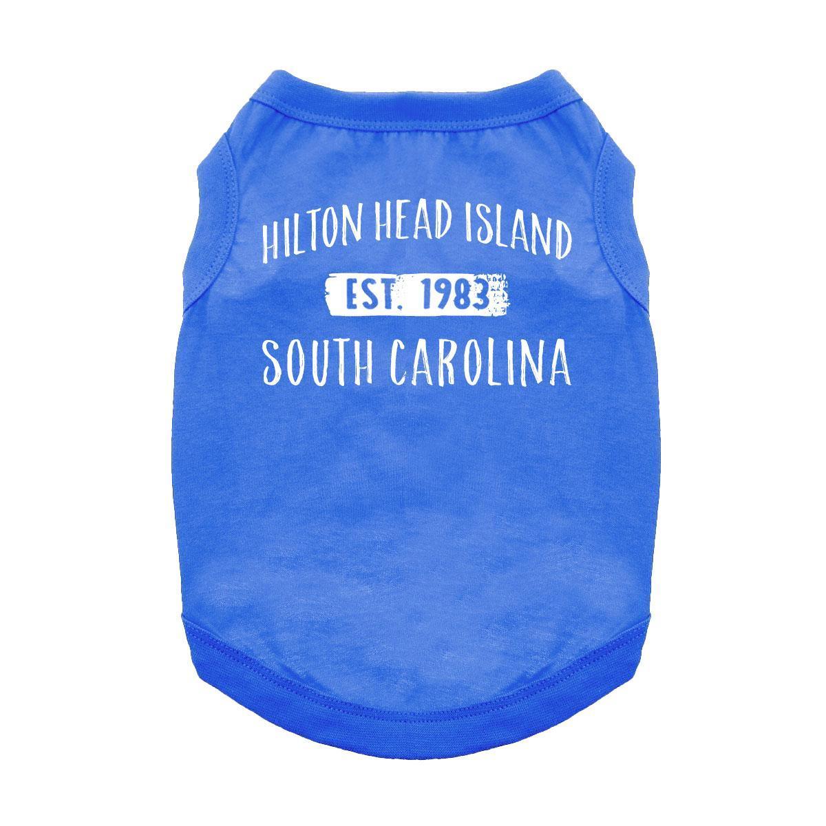 hilton-head-island-sc-blue-dog-shirt